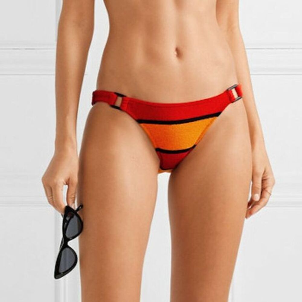 Solid & Striped The Tilda Terry Striped Bikini Bottom